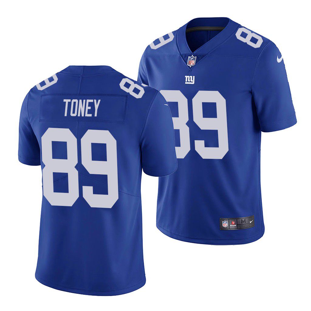 Men New York Giants #89 Kadarius Toney Nike Royal Vapor Limited NFL Jersey